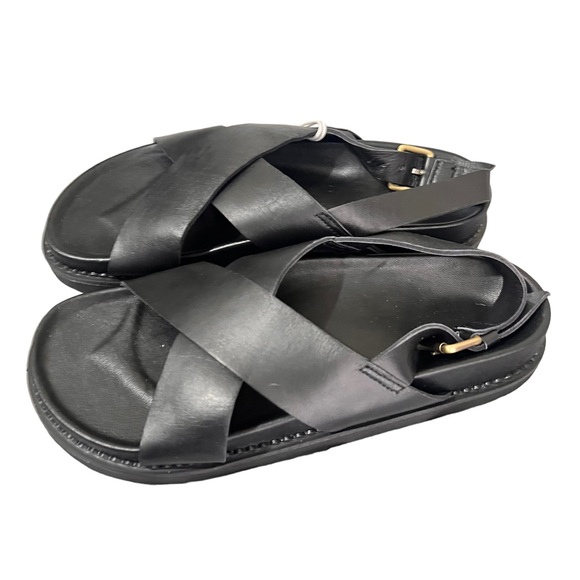 NEW Liberte Leather Capri Black Sandals - Picture 5 of 13